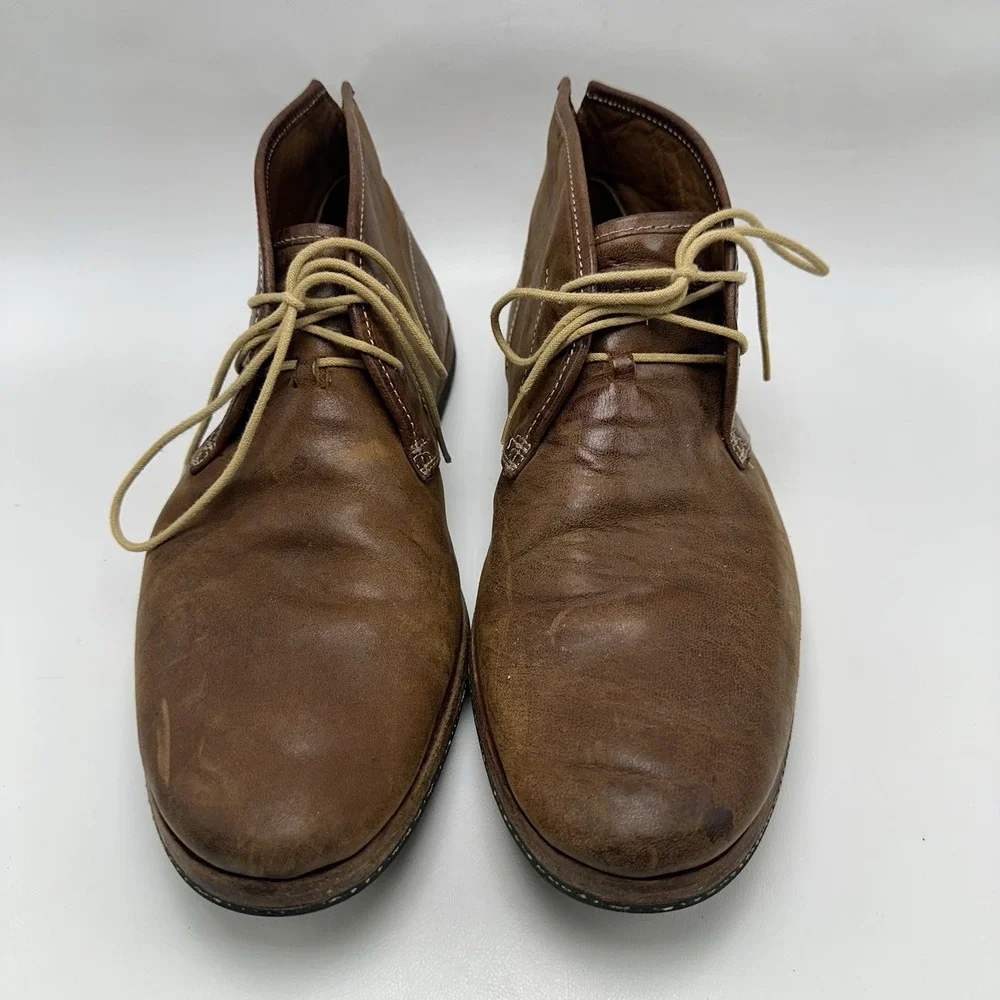 Timberland Boot Company Wodehouse Mens Size 9 Chukka Boots Leather Lace Up Brown